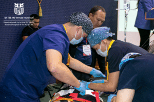 The National Hospital hosted a championship for the provision of emergency medical care among employees, dedicated to the 95th anniversary of the institution
