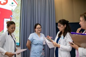 The national hospital summed up the results of the traditional nursing competition
