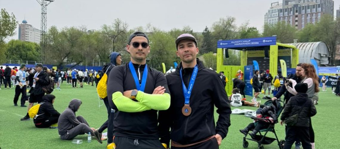 Наши на полумарафоне