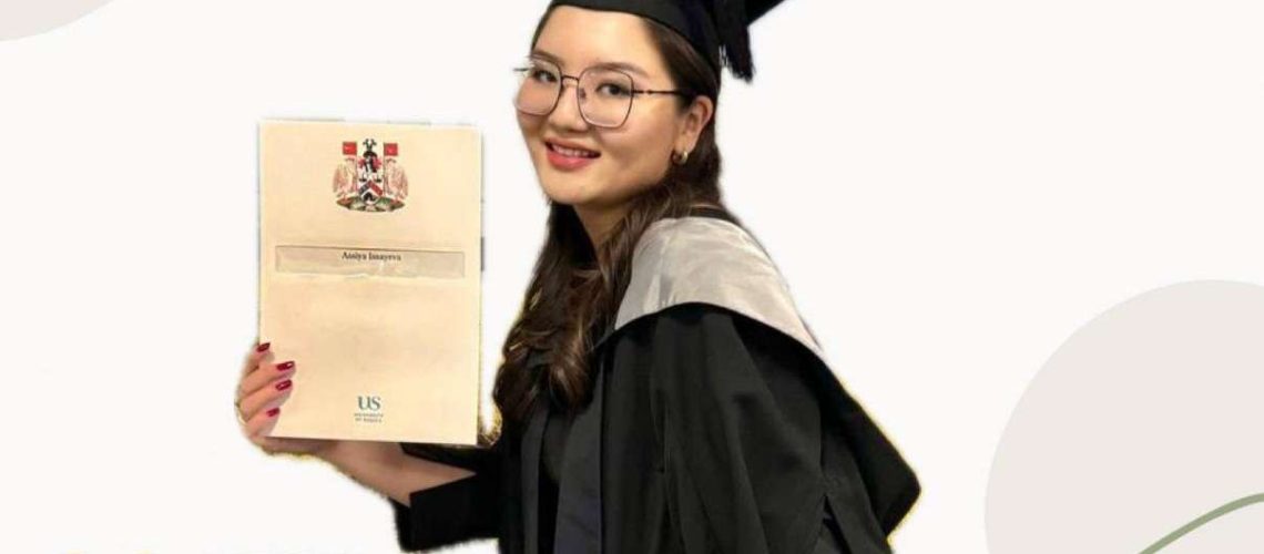 Выпускница программы «Болашак» в Великобритании каз