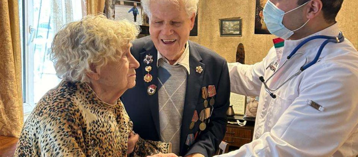 Наши участковые врачи взяли под опеку Алматинских ветеранов